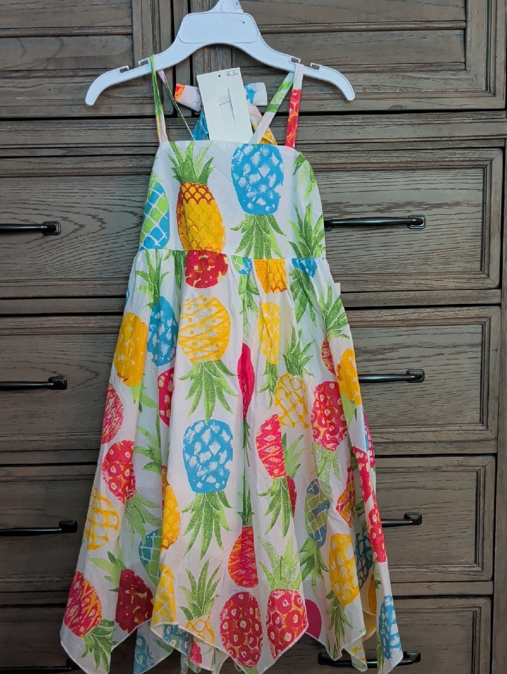 C&C California Bright Pineapple Print Sundress